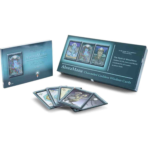 Aboramana: Channeled Goddess Wisdom Cards Deck Book Set Schiffer Publishing