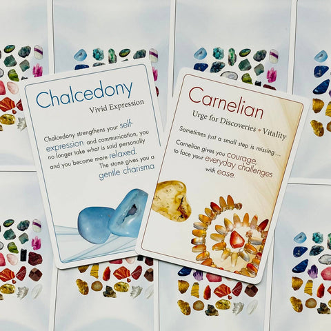 Healing Stones Cards Deck For Health Vital Energy & Power K.Lemke