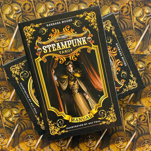The Steampunk Tarot Cards Deck Esoteric Telling Barbara Moore Llewellyn