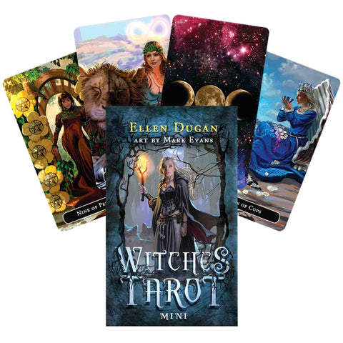 The Witches Tarot Mini Cards Deck Llewellyn Ellen Dugan Esoteric Fortune