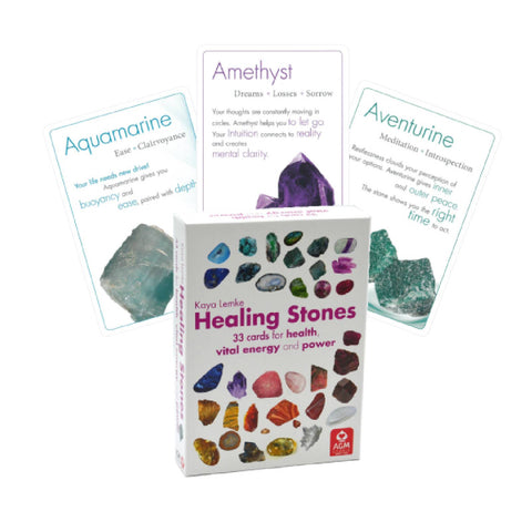 Healing Stones Cards Deck For Health Vital Energy & Power K.Lemke