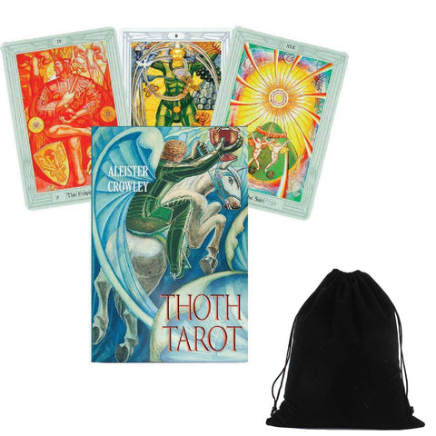 Aleister Crowley Thoth Tarot - Pocket Deck Cards Esoteric Agm With Bag