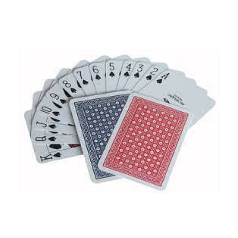 Ramino Super Fiori Playing Cards Deck Modiano Bridge Index Blue Red