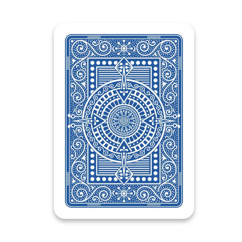 Texas Poker Hold Em Blue Color Playing Cards Modiano Jumbo Index Poker Size