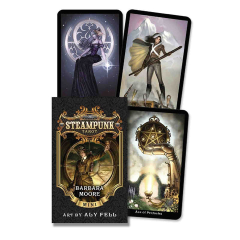 The Steampunk Mini Tarot Cards Deck Esoteric Telling Barbara Moore Llewellyn