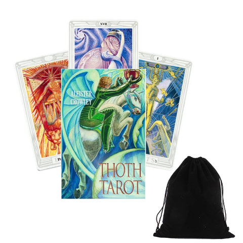 Aleister Crowley Thoth Tarot Standard Cards French Edition With Bag