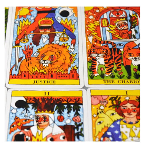 Tarot Del Fuego Cards Deck By Ricardo Cavolo Fournier Telling Spain