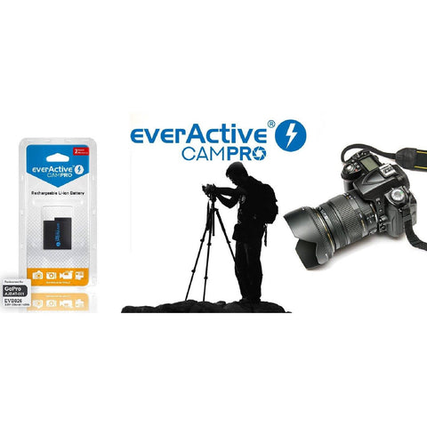 Everactive Campro Gopro Battery Rechargeable Li-Ion 3.85V Ajbat-001