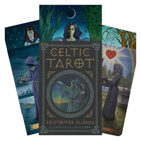 Celtic Tarot Cards Deck Esoteric Telling Kristoffer Hughes Llewellyn