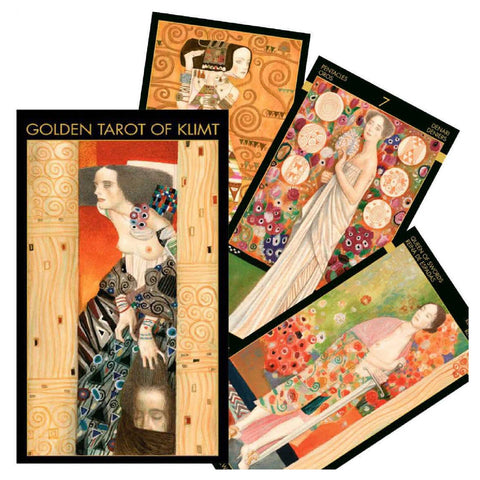 Golden Tarot Of Klimt Deck Cards Multilingual Lo Scarabeo By Gustav Klimt