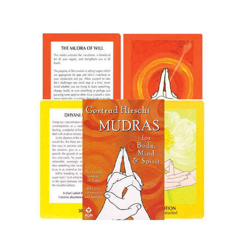 Mudras for Body Mind & Spirit Cards Deck Hirschi Agm With Bag