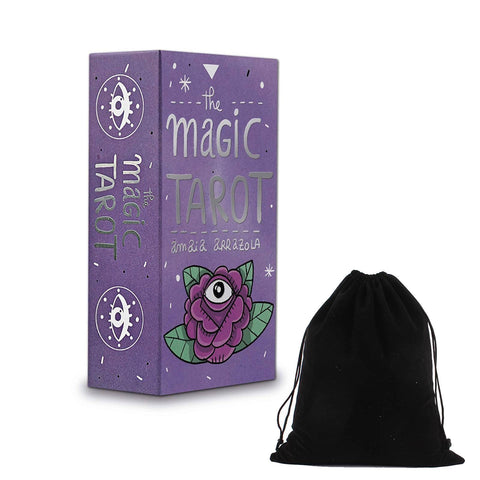 The Magic Tarot Deck Cards Fournier Cards Telling With Velvet Bag