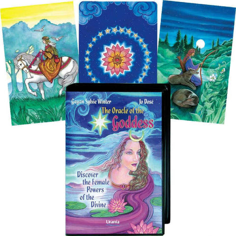 The Oracle Of The Goddess Set Book Deck Cards Esoteric Fortune Telling Agm