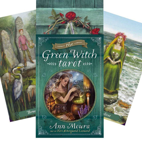 The Green Witch Tarot Cards Deck Ann Moura Esoteric Llewellyn