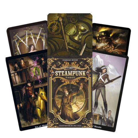 The Steampunk Tarot Cards Deck Esoteric Telling Barbara Moore Llewellyn