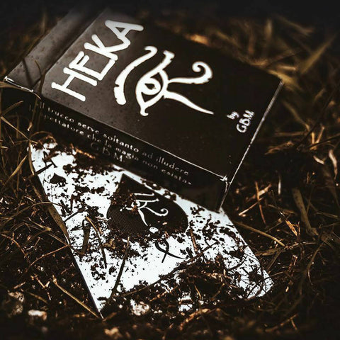 Heka Playing Cards Deck Difatta Gbm G.B.M. USpcc Magic Tricks Poker Black