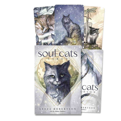Soul Cats Tarot Cards Deck Llewellyn Leeza Robertson Adam Oehlers Full Deck