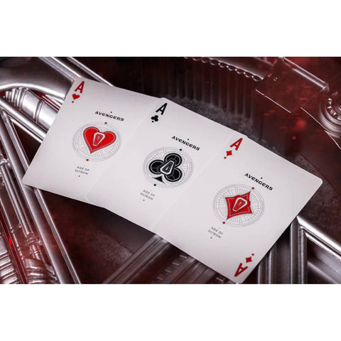 Avengers Ultron Playing Cards 2 Decks Pvc & Paper Led Lights Difatta