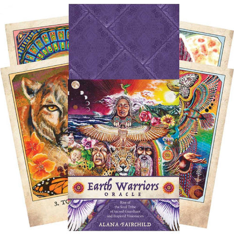 Earth Warriors Oracle Deck Cards Esoteric Fortune Telling Blue Angel
