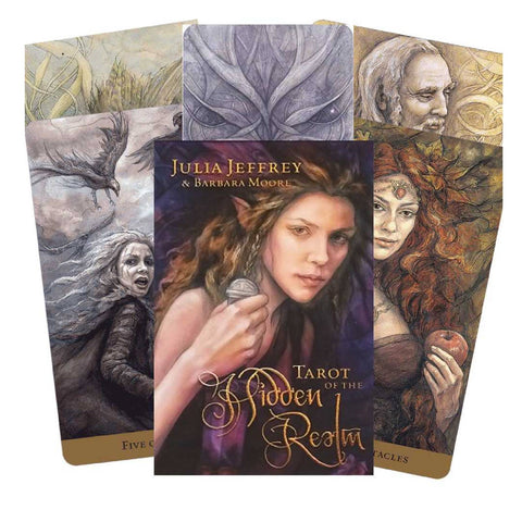 Tarot Of The Hidden Realm Tarot Cards Deck Julia Jeffrey Llewellyn With Bag