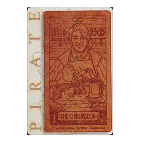 Pirate Tarot Cards Deck Woodcarving Schiffer Publishing Carrie Lucas Amodio