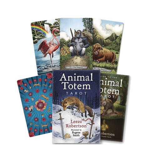 Animal Totem Tarot Cards Deck Llewellyn Leeza Robertson Esoteric With Bag
