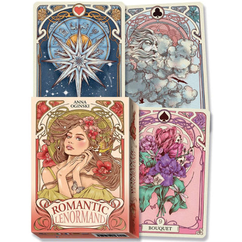 Romantic Lenormand Oracle Cards Deck Anna Oginski Esoteric