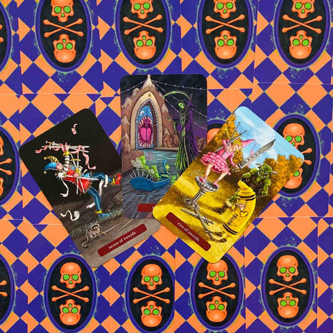 Trick Or Treat Tarot Cards Deck Llewellyn By Barbara Moore Contemporary