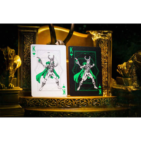 Avengers Loki Playing Cards 2 Decks Pvc & Paper Led Lights Difatta
