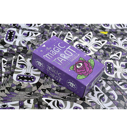 The Magic Tarot Deck Cards Fournier Cards Telling With Velvet Bag