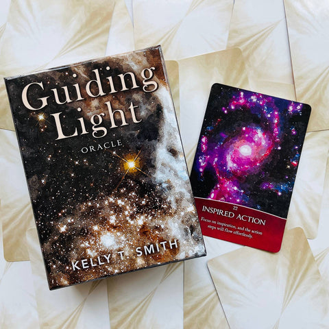 Guiding Light Oracle Cards Deck And Guidebook By Kelly T Smith Beyond Words