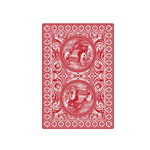 Golden Trophy Red Poker Playing Cards Deck N1 Plastic Modiano