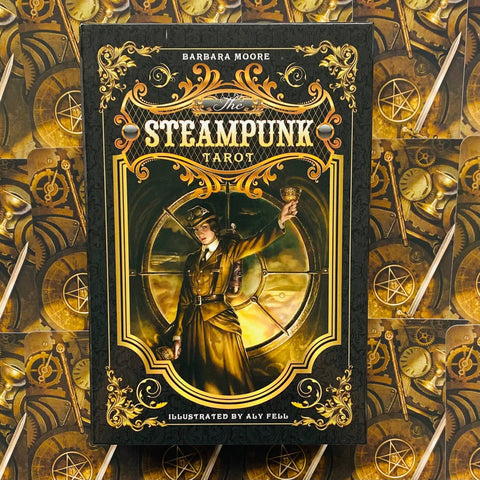 The Steampunk Tarot Cards Deck Esoteric Telling Barbara Moore Llewellyn