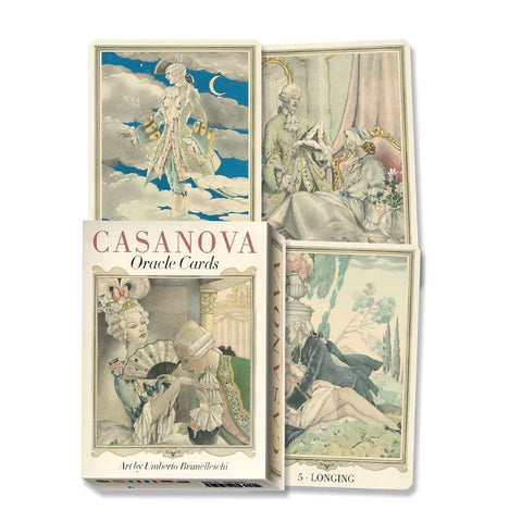 Casanova Oracle Cards Deck Brunelleschi Mastroleo Italy Lo Scarabeo