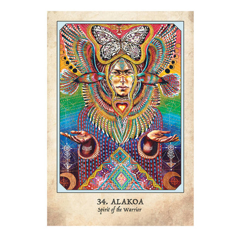 Earth Warriors Oracle Deck Cards Esoteric Fortune Telling Blue Angel