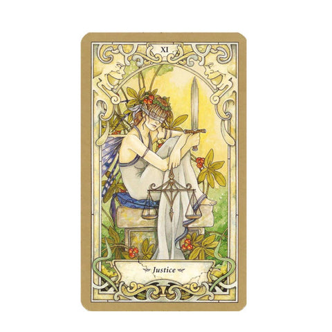 Mystic Faerie Tarot Cards Deck Book Kit Barbara Moore Ravenscroft Llewellyn