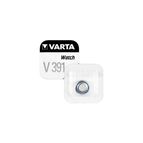 1x Varta V391  – Silver Oxide Button Cell Battery (1.55 V)