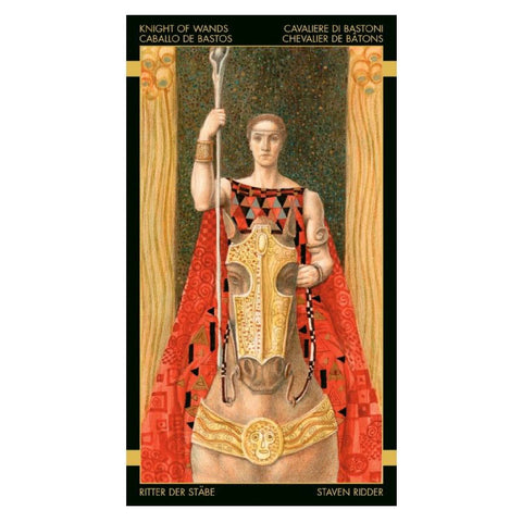 Golden Tarot Of Klimt Deck Cards Multilingual Lo Scarabeo By Gustav Klimt