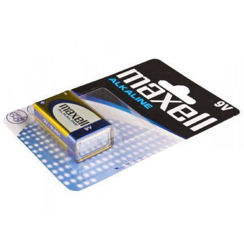Maxell Alkaline 9V 6Lr61 Battery E Block 6Am6 Mn1604 En22 Long Life