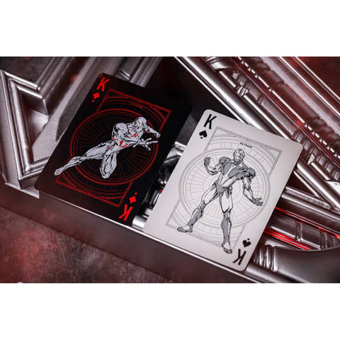 Avengers Ultron Playing Cards 2 Decks Pvc & Paper Led Lights Difatta