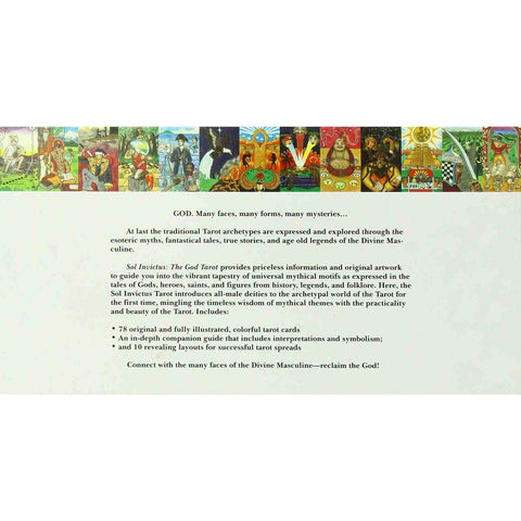 Sol Invictus The God Tarot Cards Deck Book Set Schiffer Publishing Huggens