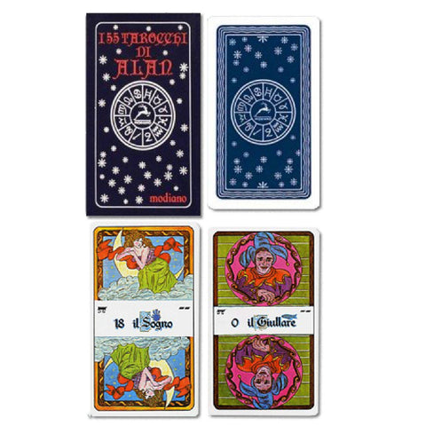 I 55 Tarocchi Di Alan Modiano Tarot Cards Symbolic Divination Cards