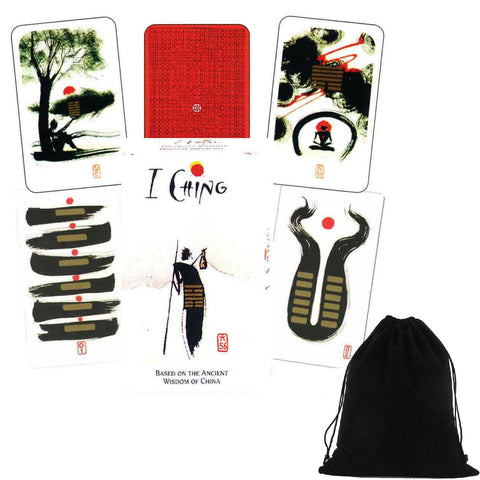 I Ching By Klaus Holitzka Oracle Deck Cards Esoteric Agm With Velvet Bag