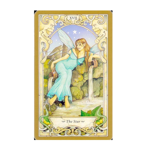 Mystic Faerie Tarot Cards Deck Book Kit Barbara Moore Ravenscroft Llewellyn
