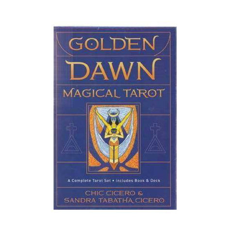 Golden Dawn Magical Tarot Cards Deck Book Set Chic Cicero Esoteric Llewellyn