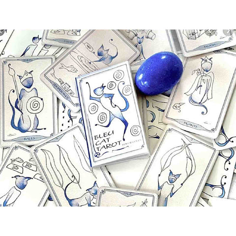 Bleu Cat Tarot Cards Deck Handbook Schiffer Publishing Beth Seilonen With Bag