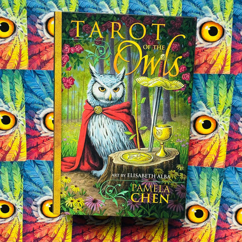 Tarot Of The Owls Cards Deck Art By Elisabeth Alba Pamela Chena Llewellyn