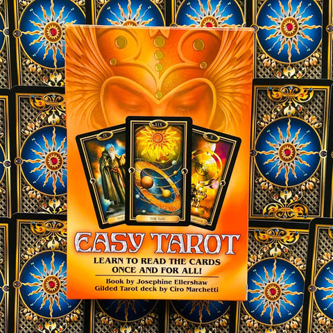 Easy Tarot Cards & Guidebook Set  – Llewellyn Fortune Telling Beginner Tarot Kit