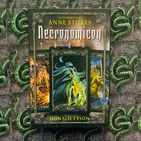 Necronomicon Tarot Cards Deck Esoteric Telling Anne Stokes Llewellyn
