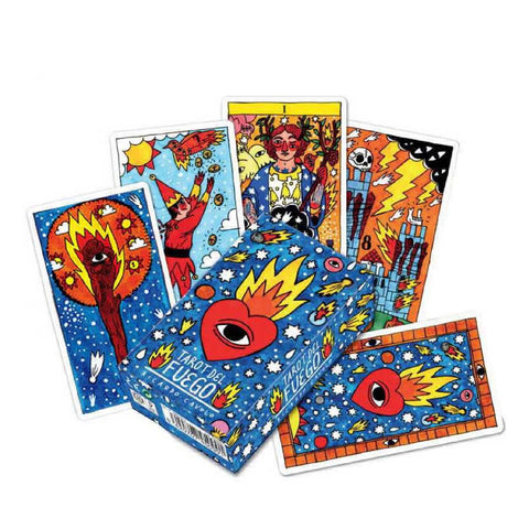 Tarot Del Fuego Cards Deck By Ricardo Cavolo Fournier Telling Spain